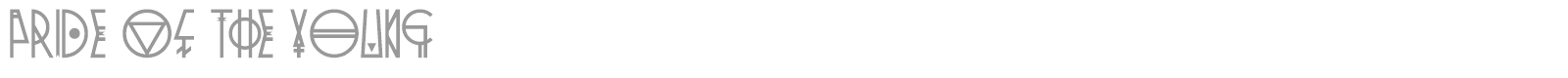 Pride Of The Young font preview